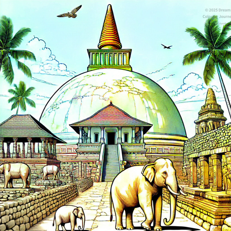 9. Ruwanwelisaya Stupa (Anuradhapura)