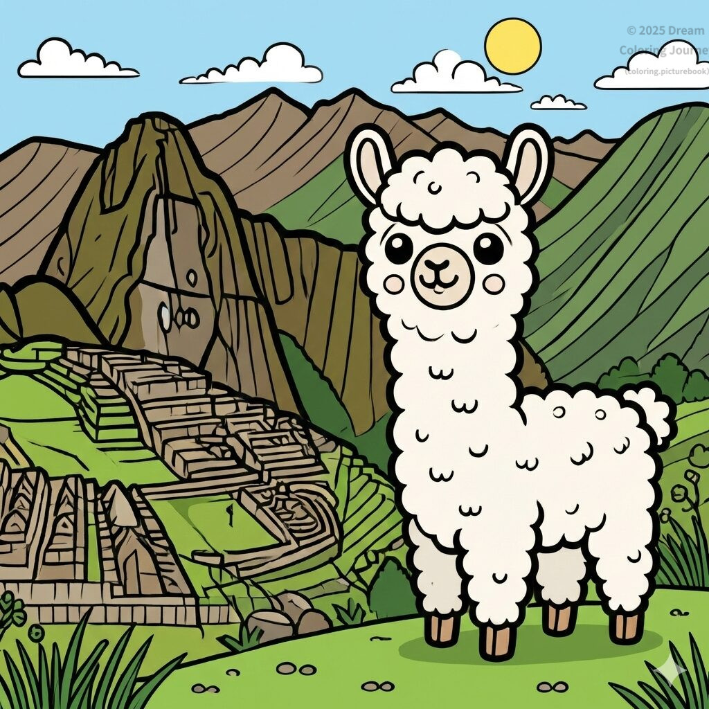 23. Peru: Machu Picchu with an Alpaca
