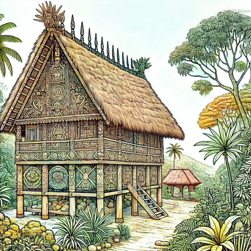 13. Yam Houses of the Trobriand Islands