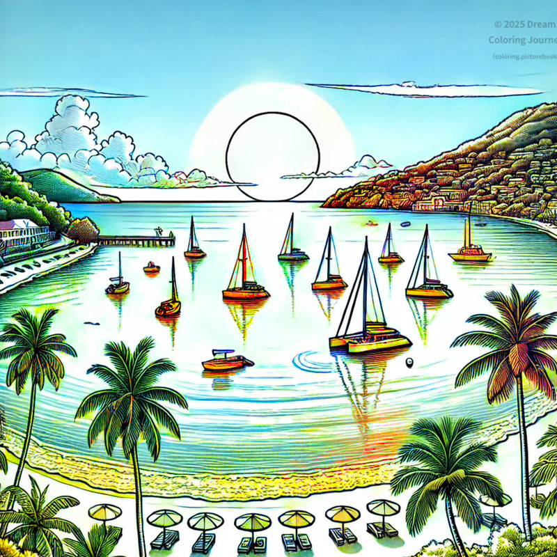 13. Sunset at Morne Rouge Bay