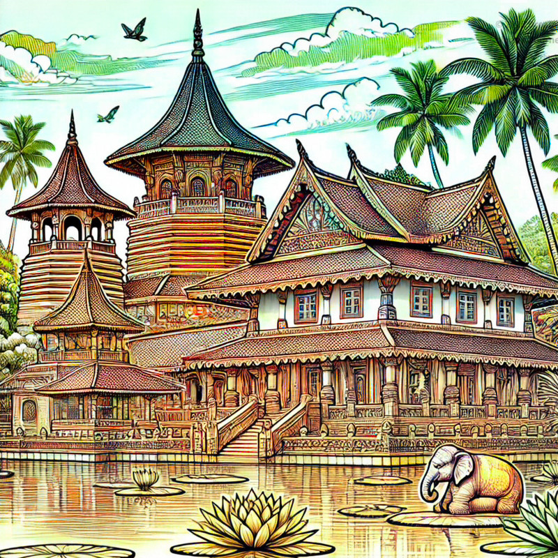 15. Gangaramaya Temple on Beira Lake