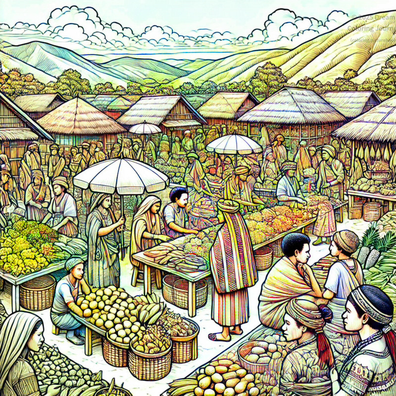24. Highlands Market Scene