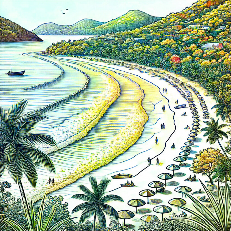 2. Grand Anse Beach Shoreline