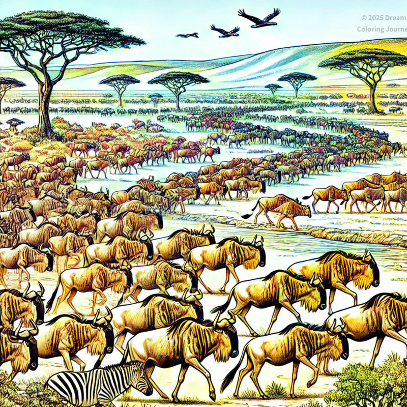 2. The Great Migration in Serengeti