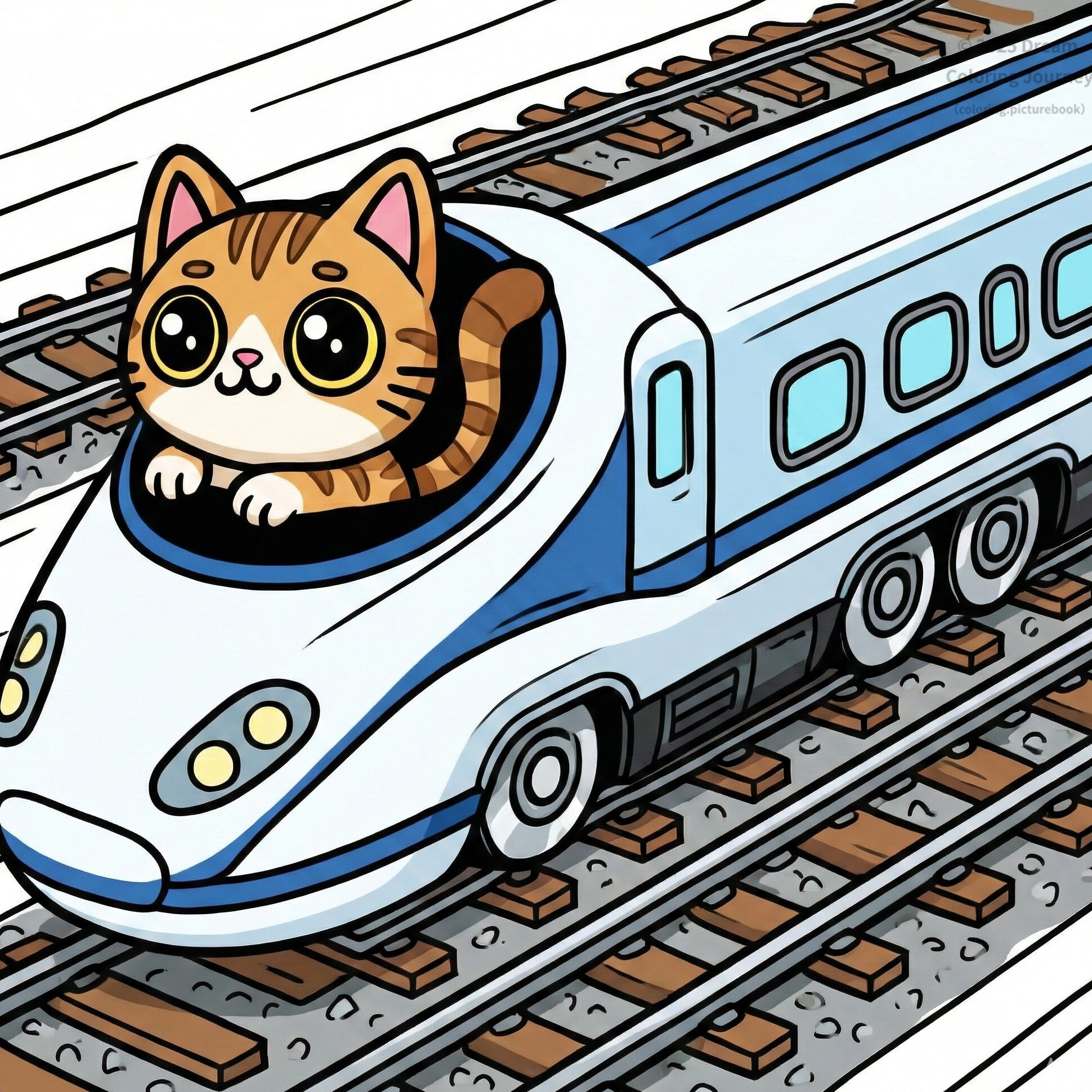 5 . Bullet Train with a Cat Passenger