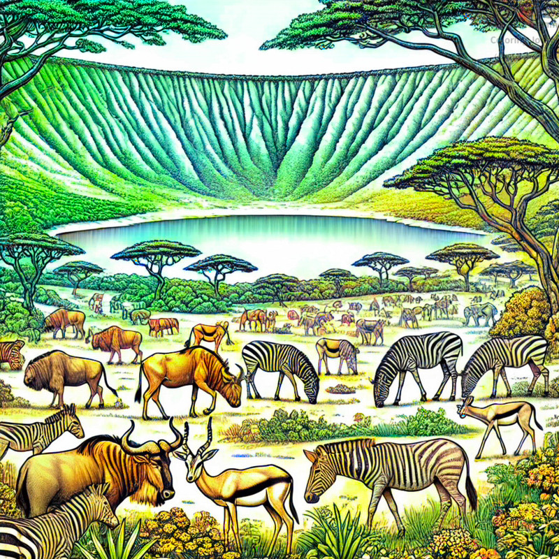 3. Ngorongoro Crater