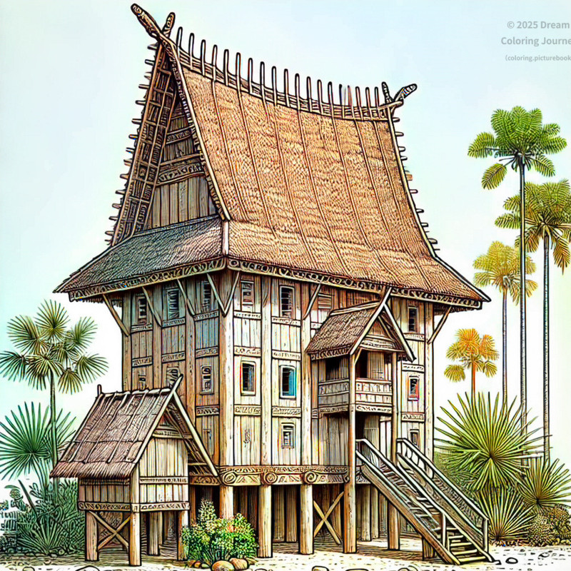 3. Sepik Spirit House (Haus Tambaran)