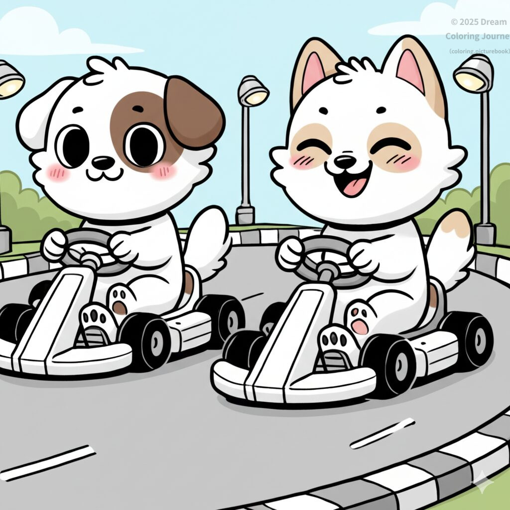 7. Dogs' Go-Kart