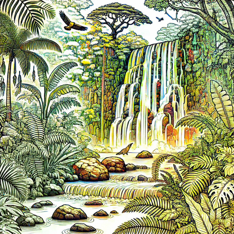 4. Annandale Falls Waterfall