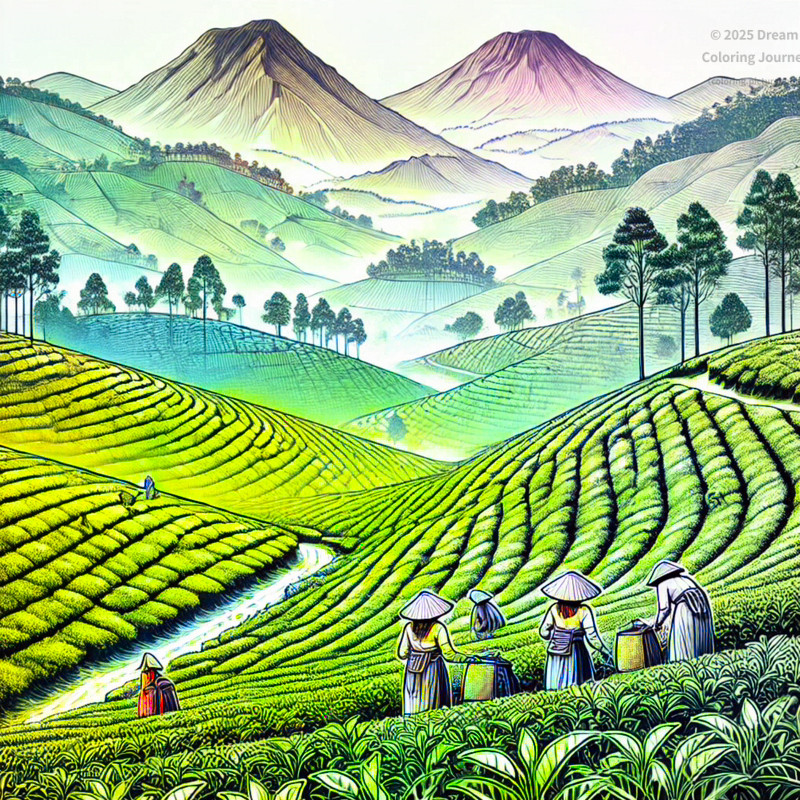 4. Tea Plantations of Nuwara Eliya