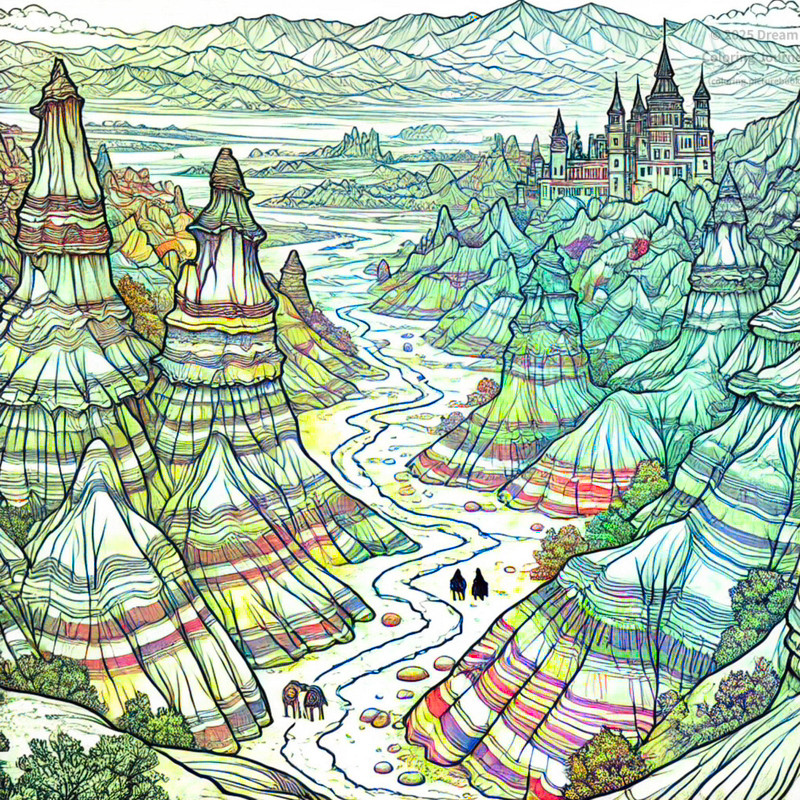 6. Fairy Tale Canyon (Skazka Canyon) rock landscape