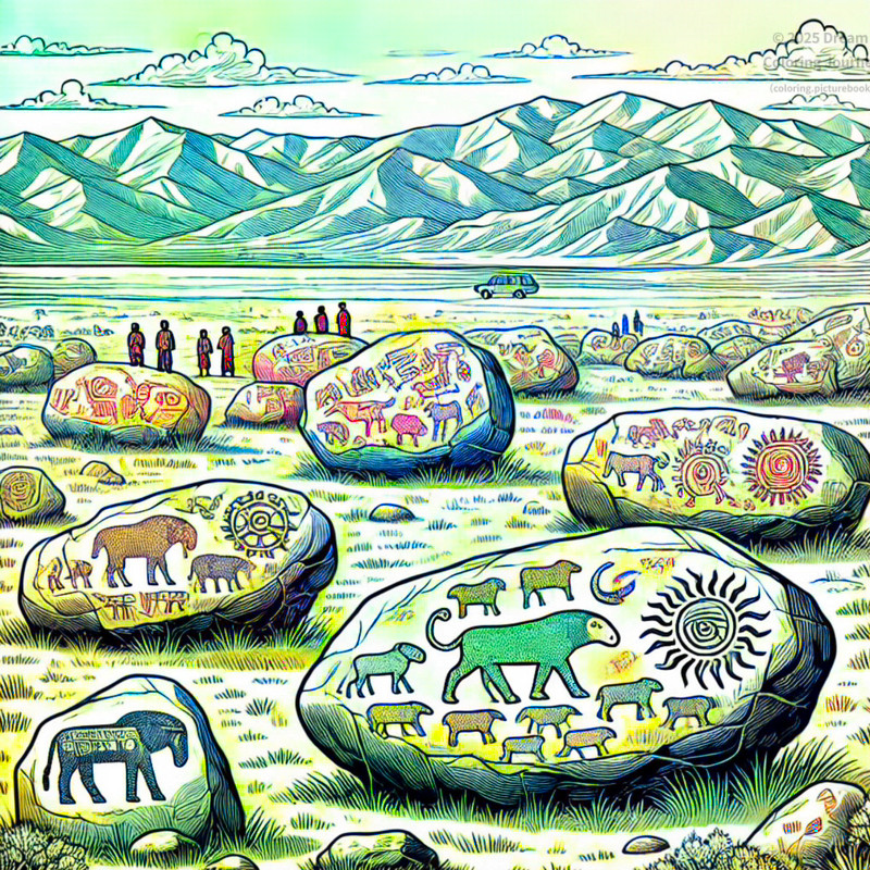 8. Cholpon-Ata Petroglyphs Open-Air Museum