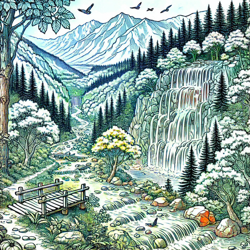 12. Arslanbob walnut forest and waterfall