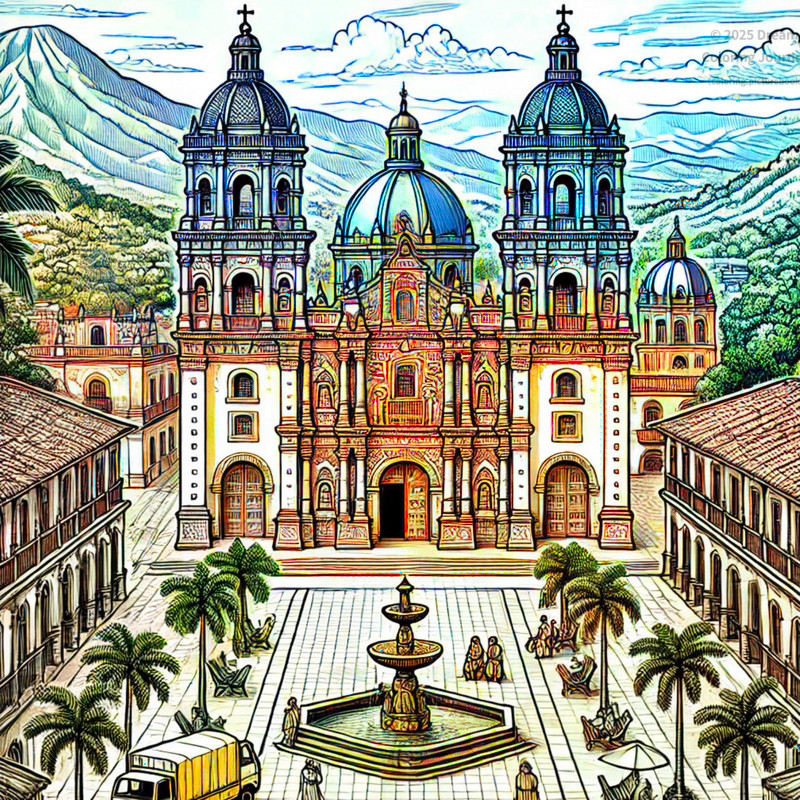 14. Comayagua Cathedral colonial architecture
