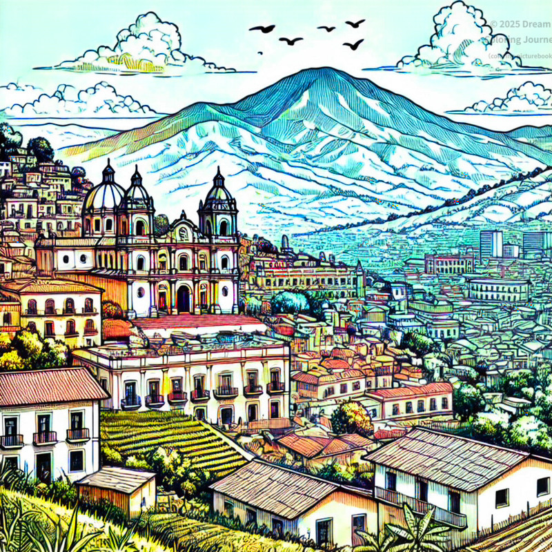 15. Tegucigalpa city view and mountain valley