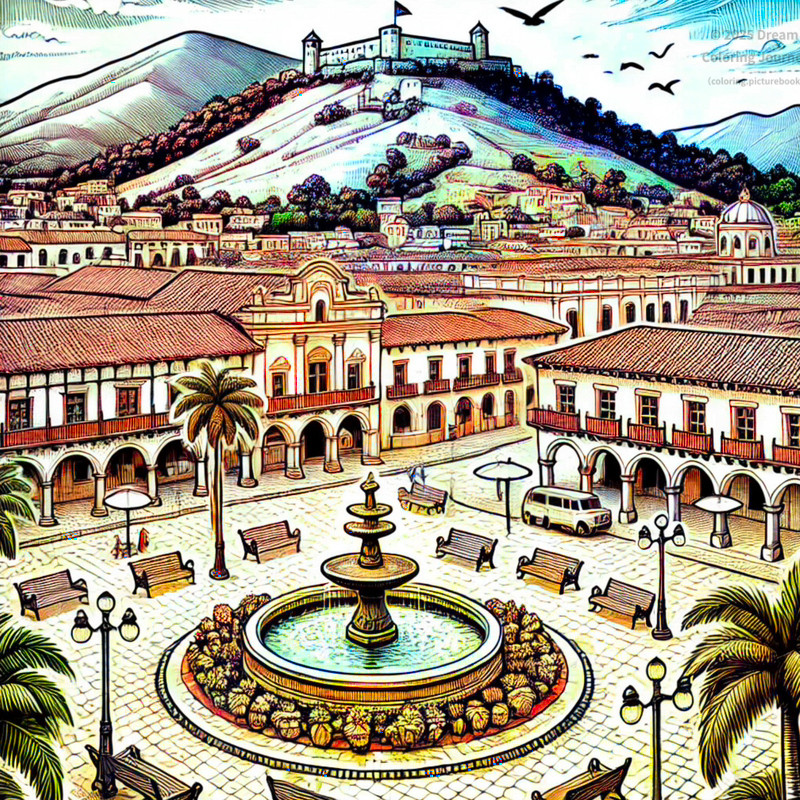 17. Gracias town square and San Cristobal Fort