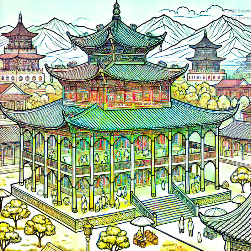17. Dungan Mosque in Karakol (wooden pagoda style)