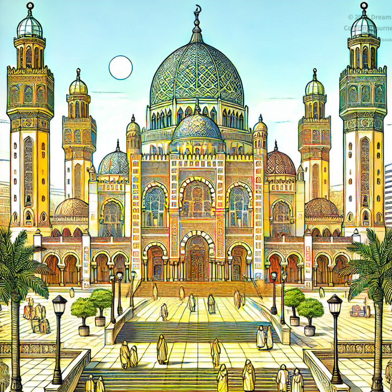 17. Dakar Grand Mosque architecture