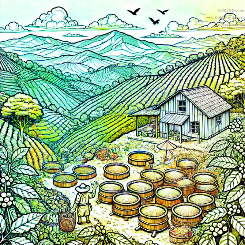 22. Honduran coffee plantation in the mountains