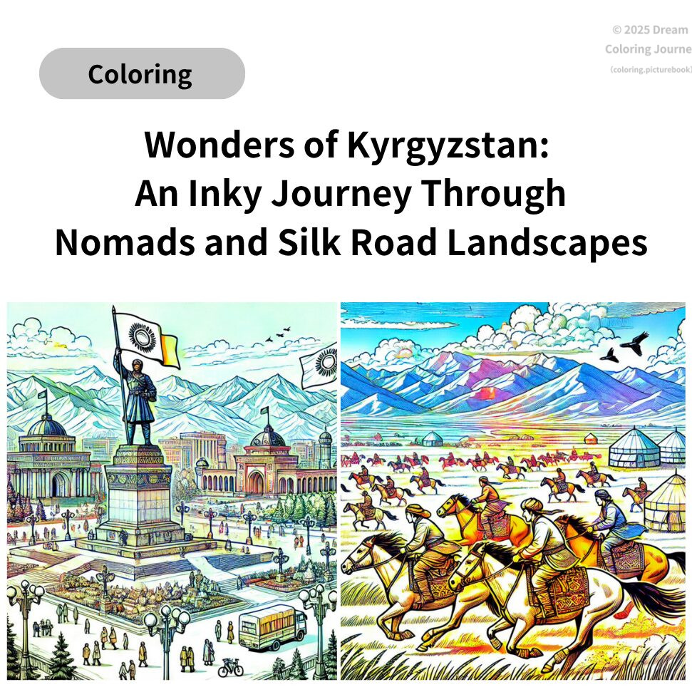Wonders of Kyrgyzstan: An Inky Journey Through Nomads and Silk Road Landscapes