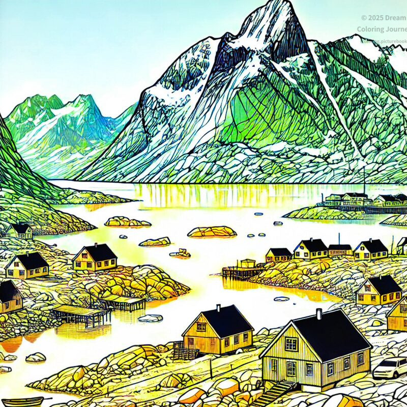 9. Sisimiut Coastal Town and Arctic Hills