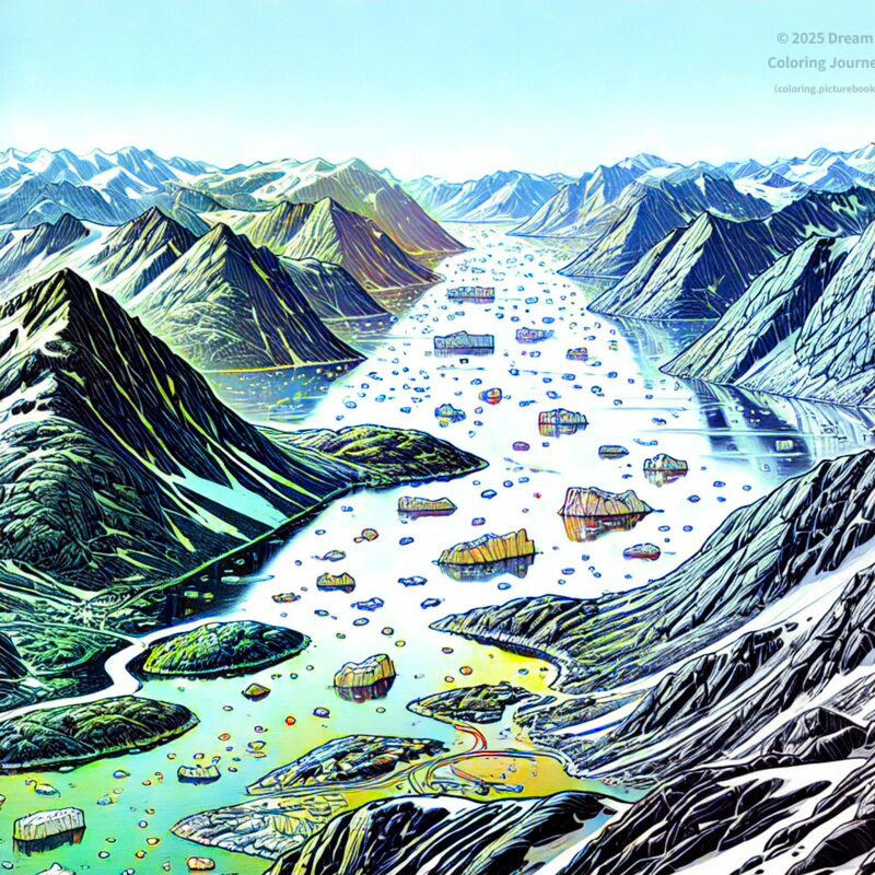 12. Scoresby Sund Fjord Landscape
