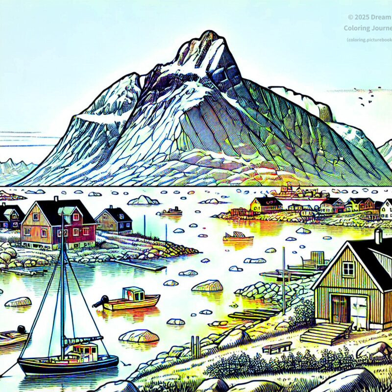 15. Uummannaq Heart-Shaped Mountain
