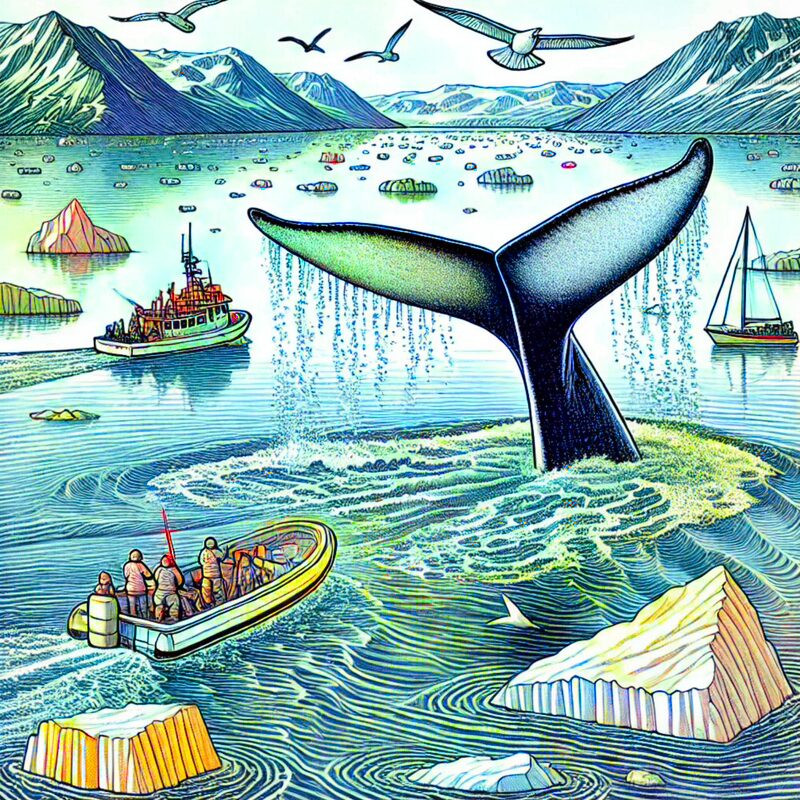 23. Whale Watching in Greenlandic Waters