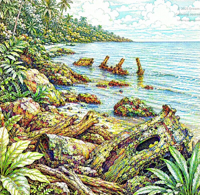 5. SS President Coolidge Wreck Coastline