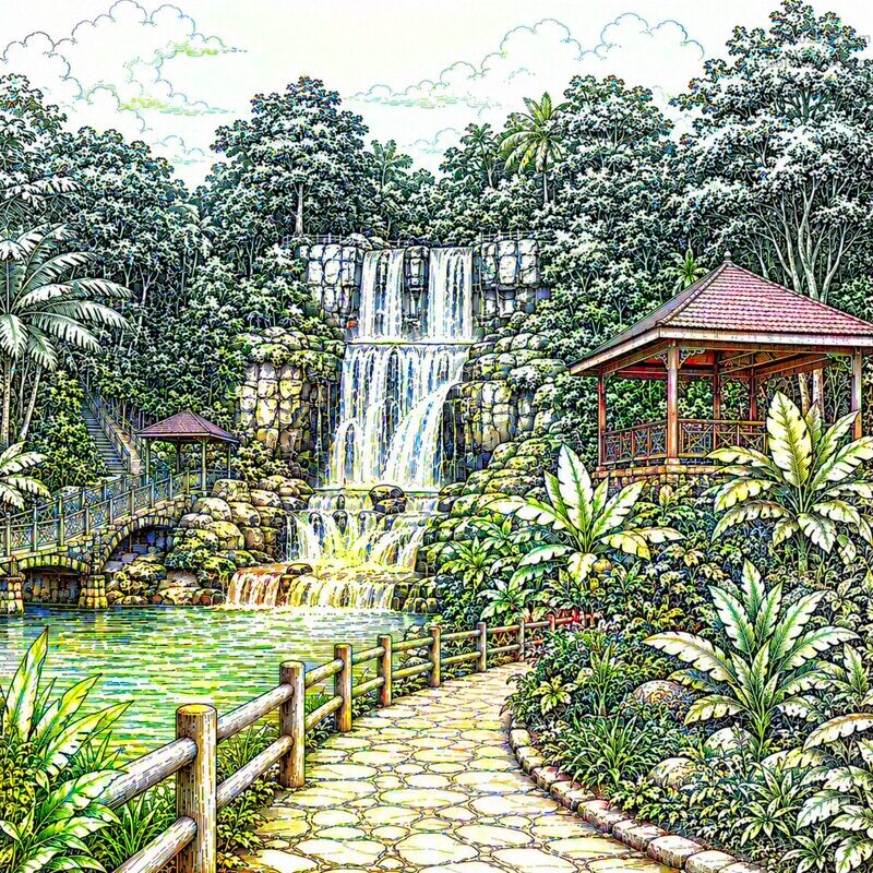 10. Tasek Lama Waterfall Park