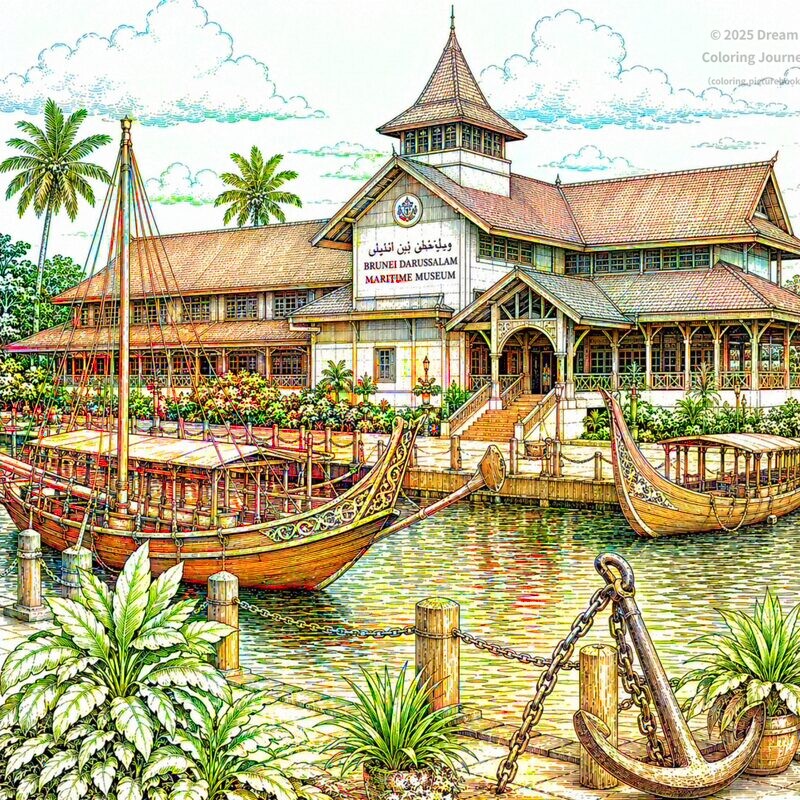 13. Brunei Darussalam Maritime Museum