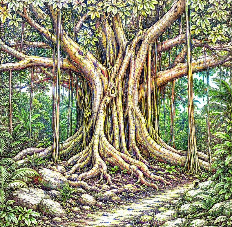 13. Banyan Tree Landscape