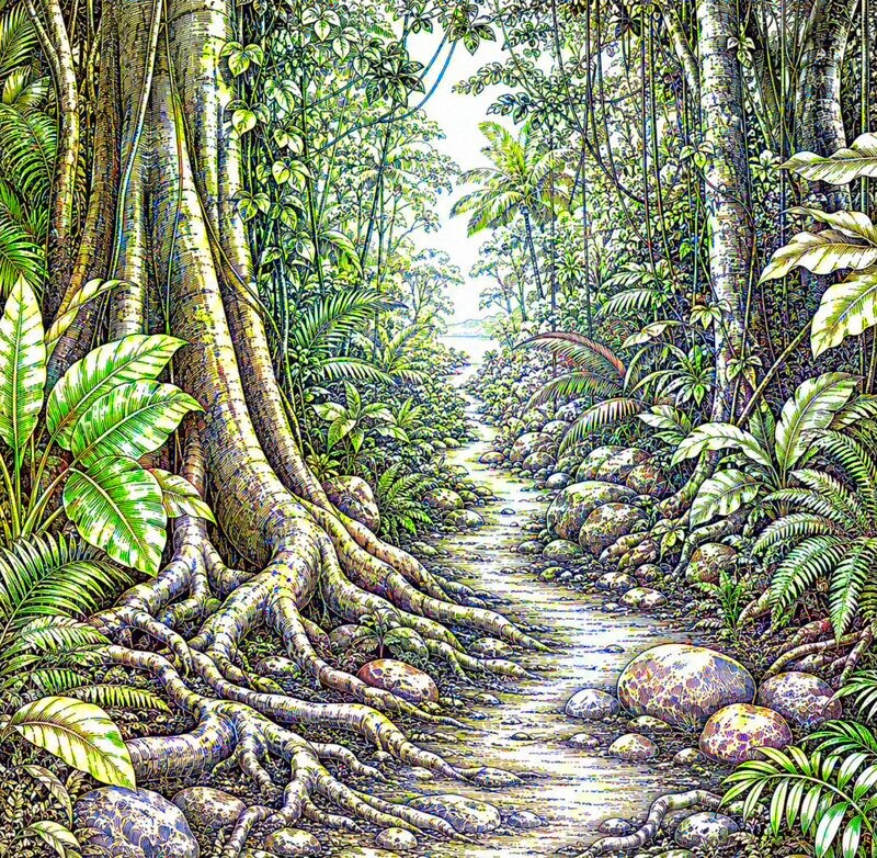 17. Rainforest Path in Vanuatu
