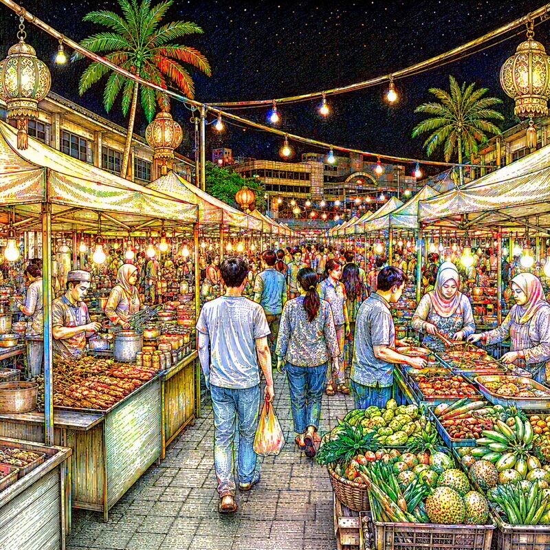 18. Gadong Night Market