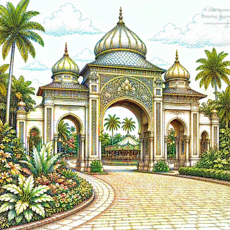 19. Jerudong Park Garden Entrance