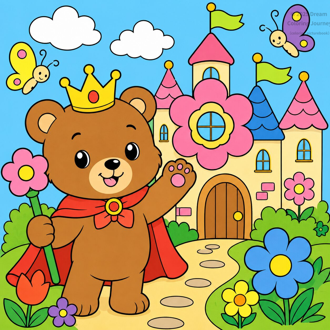 3. Bear Prince and the Flower Castle