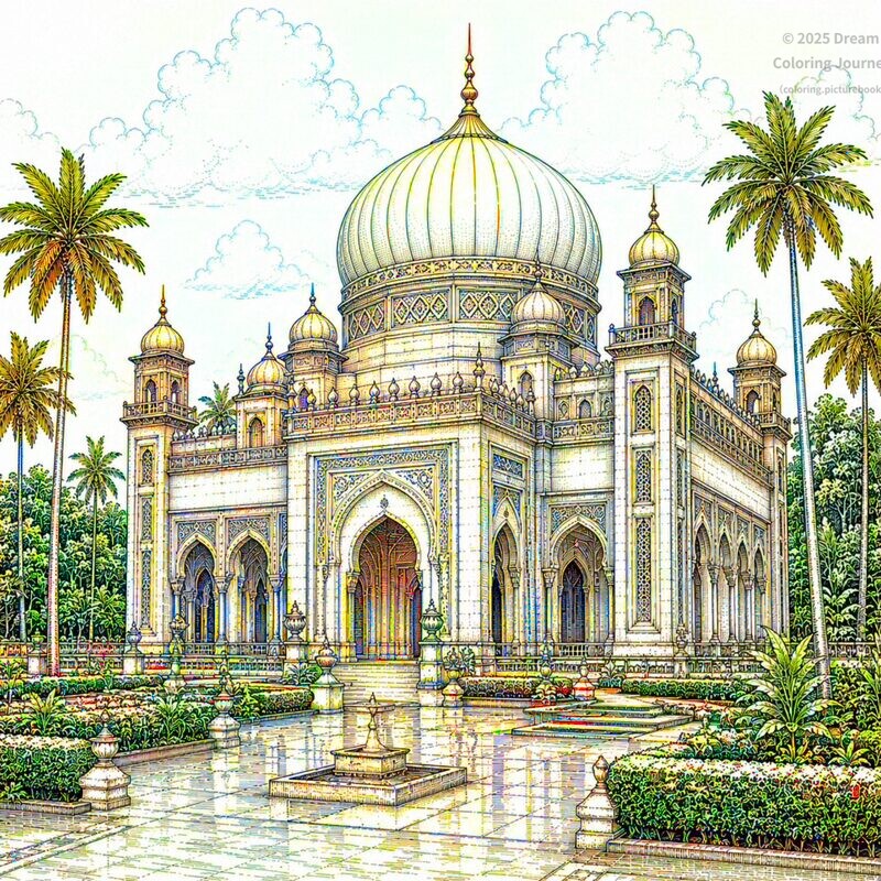 22. Sultan Bolkiah Mausoleum Riverside Scene