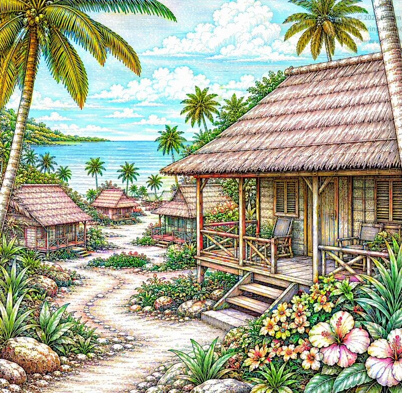 22. Vanuatu Seaside Bungalows