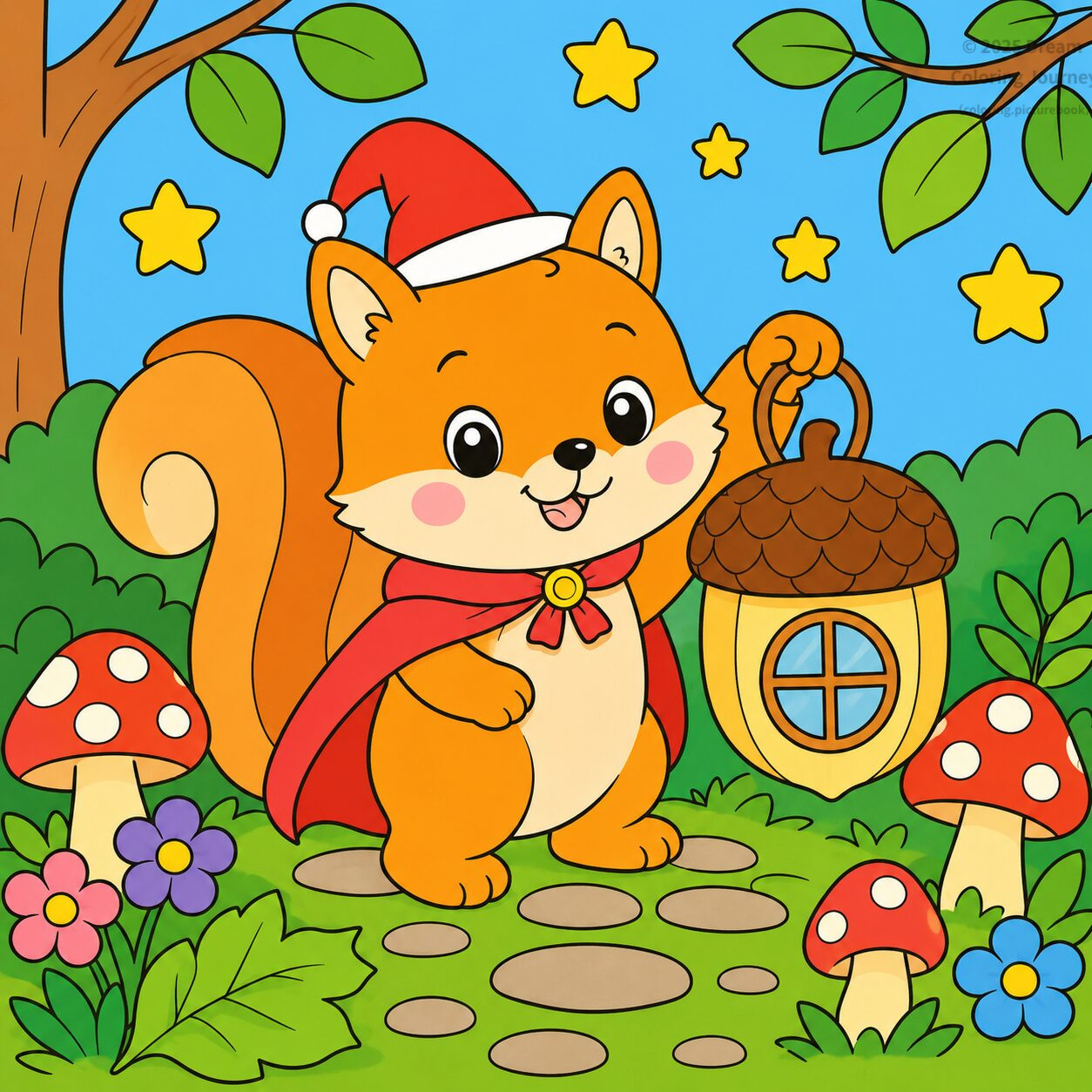 4. Squirrel Wizard and the Acorn Lantern