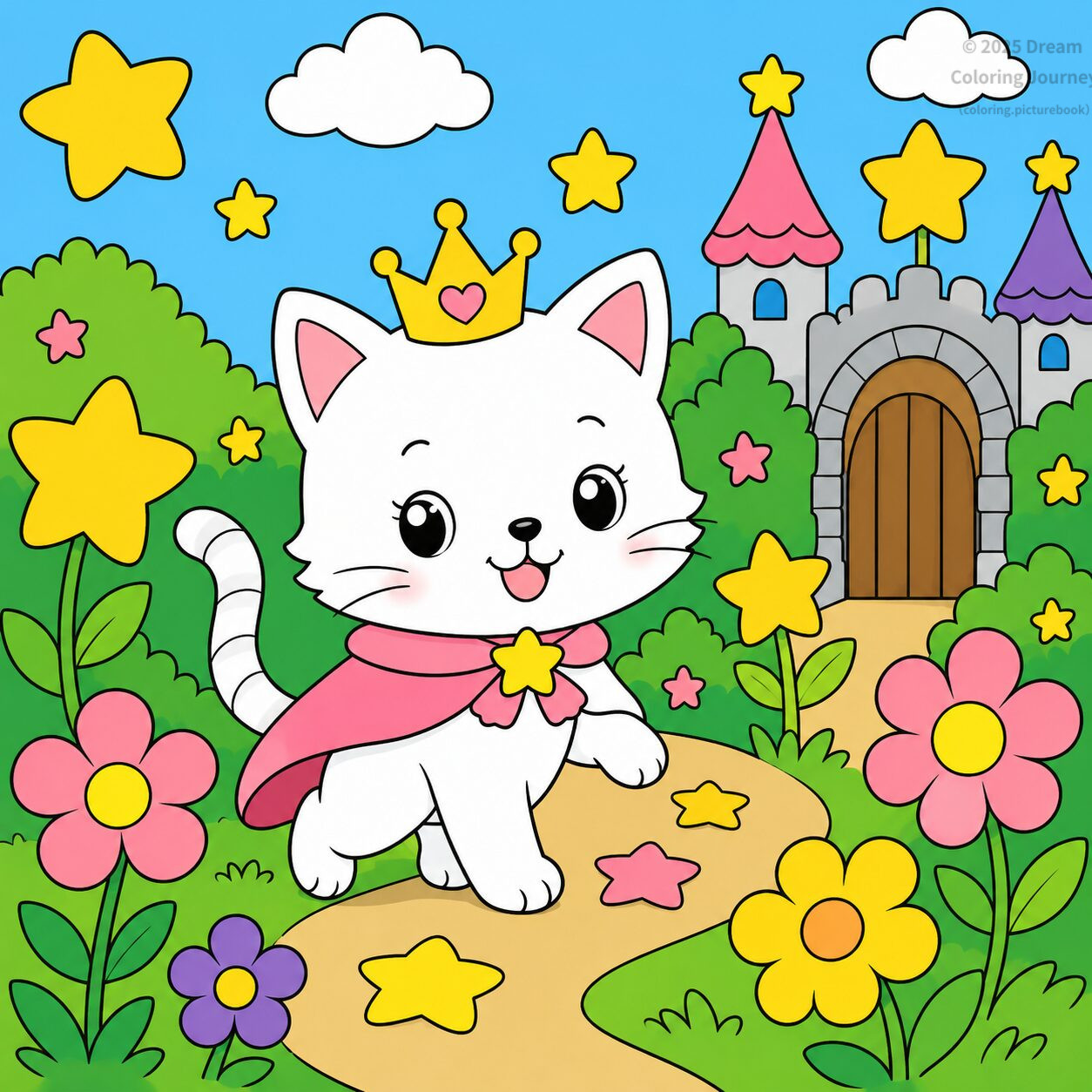 5. Cat Princess in the Star Garden
