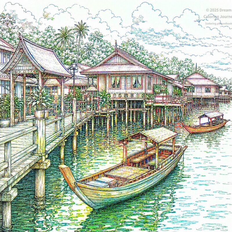 3. Kampong Ayer Water Village