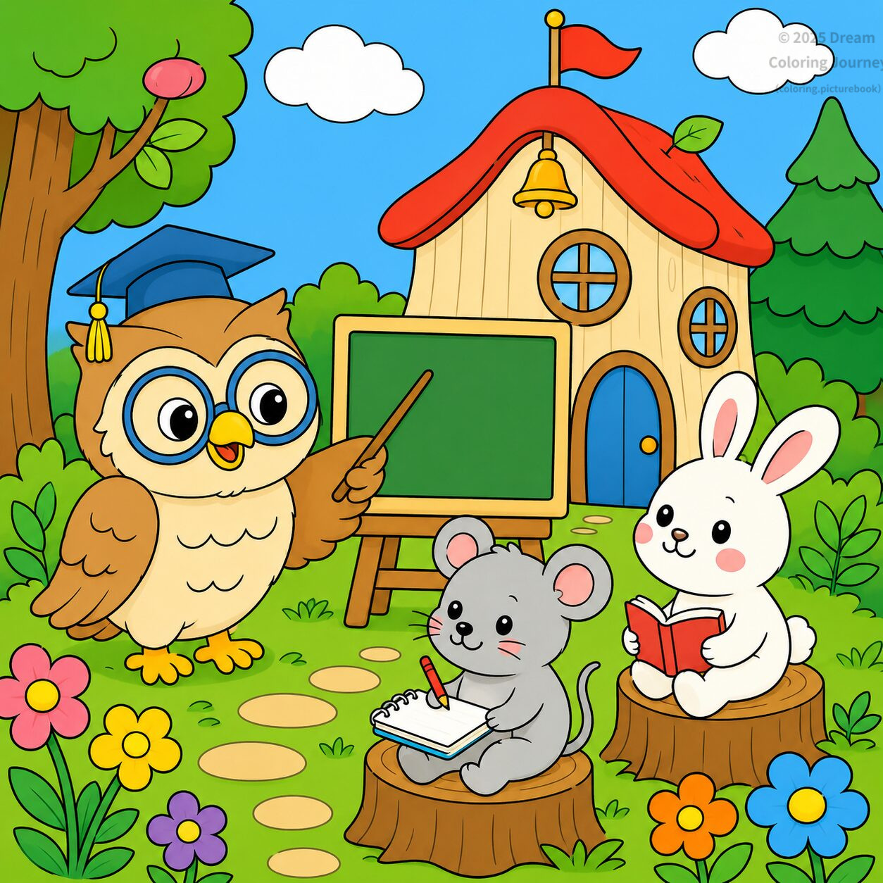 6. Owl Teacher and the Tiny Animal School