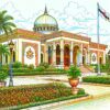 Brunei Tourist Spot Coloring Page